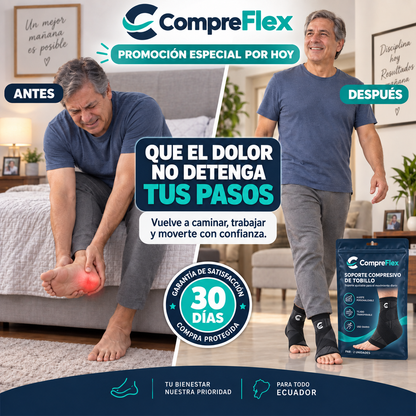 CompreFlex | Alivio y soporte para tus pies durante todo el día