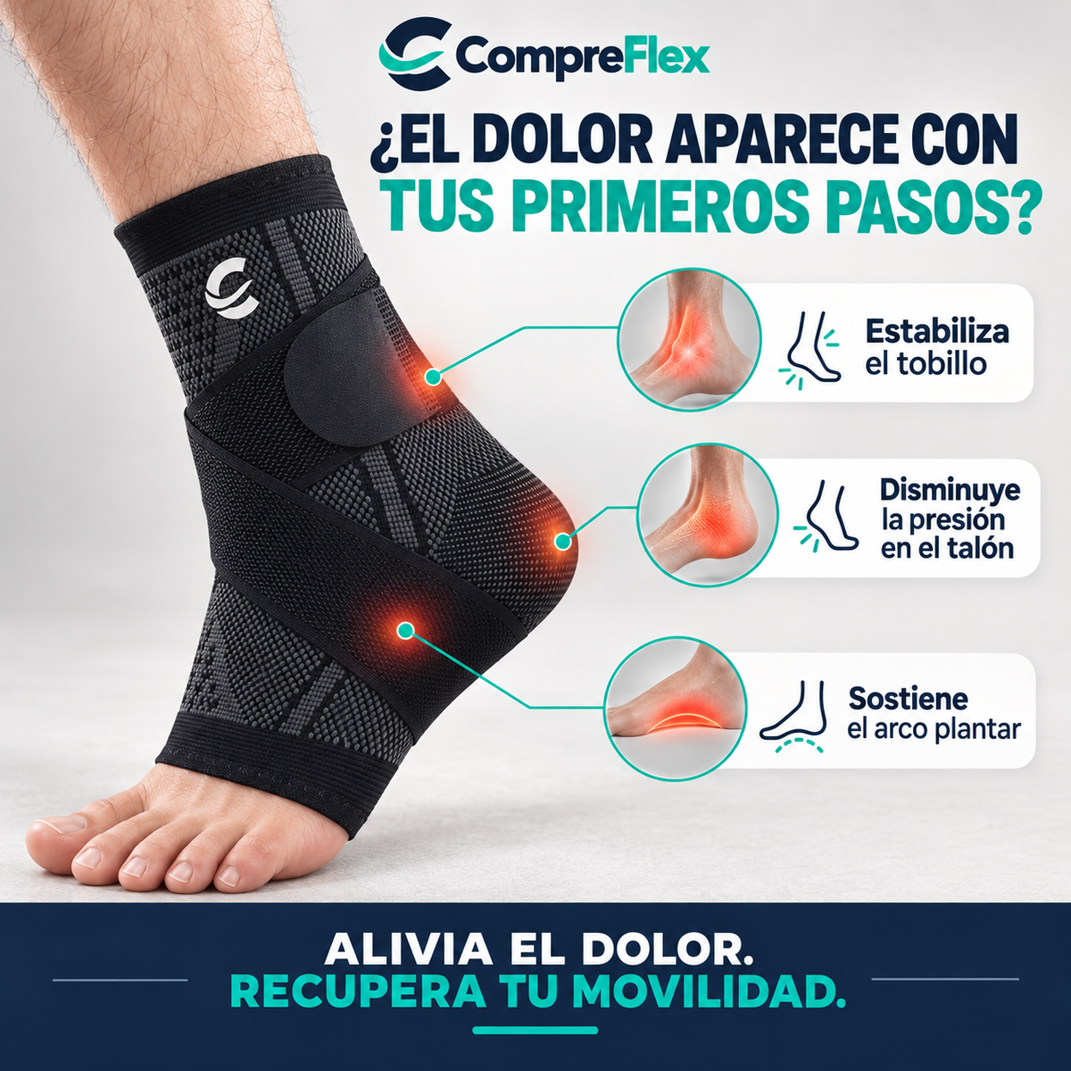 CompreFlex | Alivio y soporte para tus pies durante todo el día