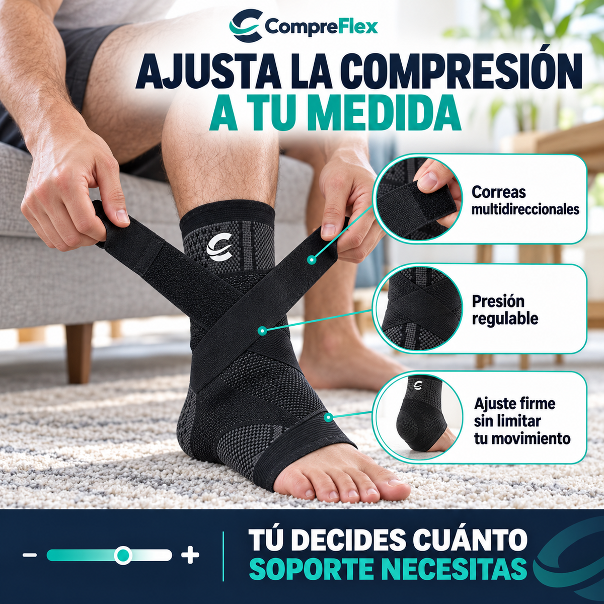 CompreFlex | Alivio y soporte para tus pies durante todo el día