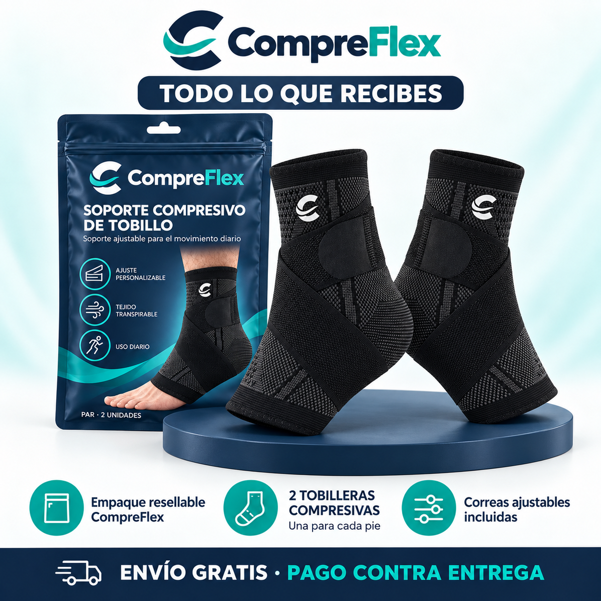 CompreFlex | Alivio y soporte para tus pies durante todo el día